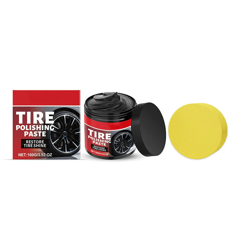 ⏳Limited-time 50% off⏰Deals-Wheel Shine Balm with Sponge Applicator🚗🩹 - Image 2