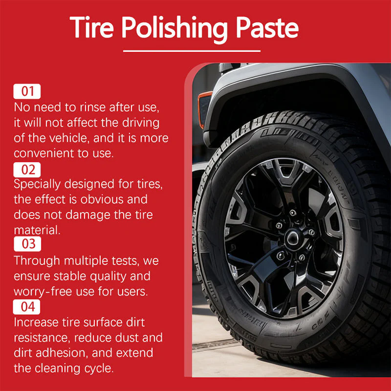 ⏳Limited-time 50% off⏰Deals-Wheel Shine Balm with Sponge Applicator🚗🩹 - Image 5