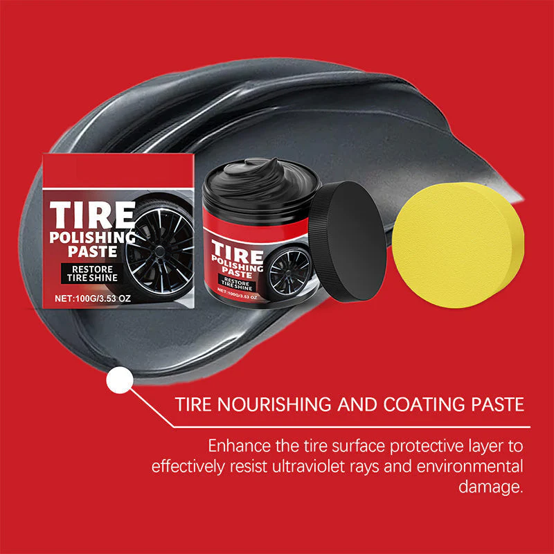 ⏳Limited-time 50% off⏰Deals-Wheel Shine Balm with Sponge Applicator🚗🩹 - Image 9