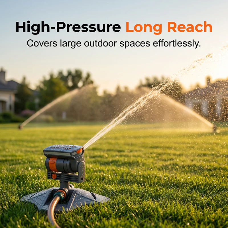๐ฟ 50% OFF NOW! ๐ Wide-Coverage Automatic Rotating Garden Sprinkler โ Adjustable, water-saving & perfect for lawns, gardens and flower beds ๐ธ - Image 2