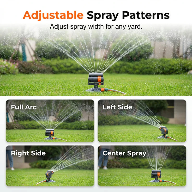 ๐ฟ 50% OFF NOW! ๐ Wide-Coverage Automatic Rotating Garden Sprinkler โ Adjustable, water-saving & perfect for lawns, gardens and flower beds ๐ธ - Image 3