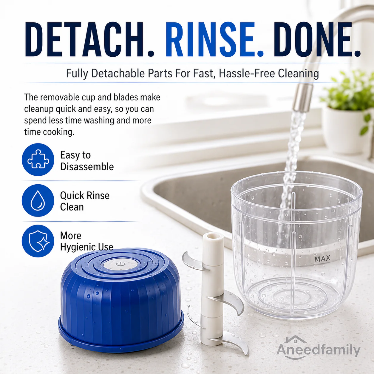 Wireless Efficient Electric Mini Food Chopper - Image 5