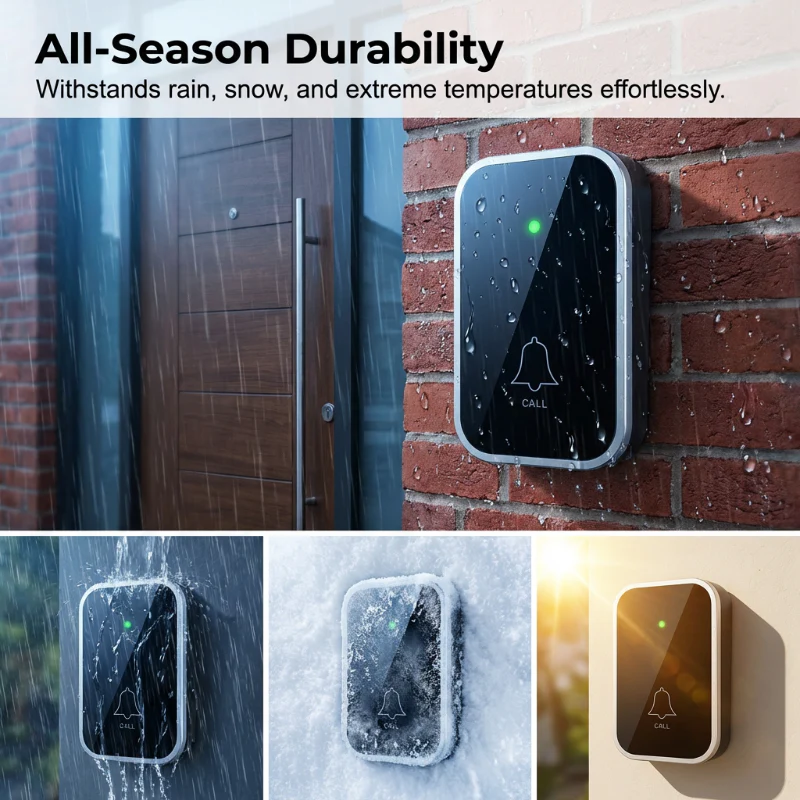 Wireless Doorbell with 7-Color LED Light - Image 7