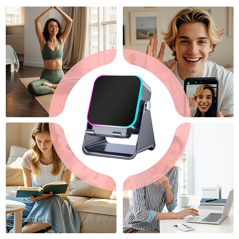 🎶📱5-in-1 Wireless Induction Bluetooth Speaker with Adjustable Phone Stand - Image 8