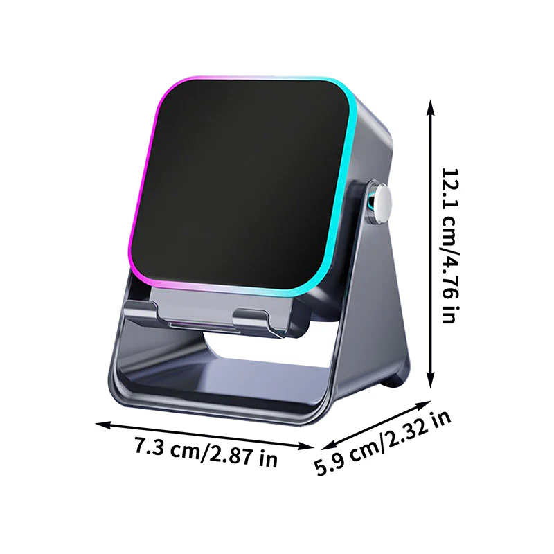 🎶📱5-in-1 Wireless Induction Bluetooth Speaker with Adjustable Phone Stand - Image 9