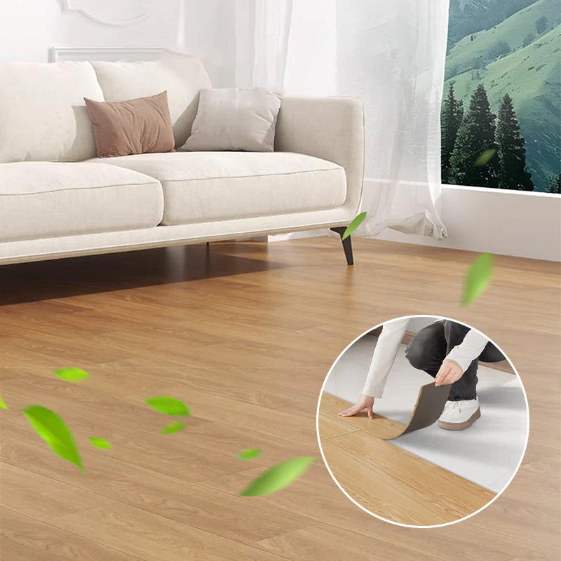 🧱 BUY 3 GET 1 FREE! 🔥(36 in × 6 in × 1/8 in)🏠 Wood Grain Peel and Stick Floor Tiles – 5-PC Set, Self-Adhesive, Waterproof & Easy DIY Installation 🌿