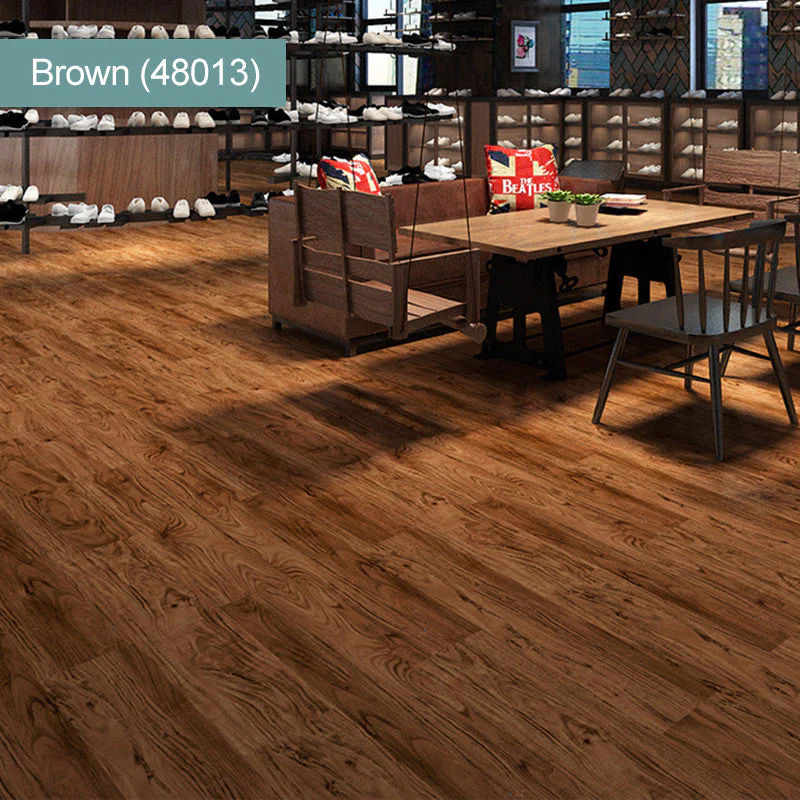 🧱 BUY 3 GET 1 FREE! 🔥(36 in × 6 in × 1/8 in)🏠 Wood Grain Peel and Stick Floor Tiles – 5-PC Set, Self-Adhesive, Waterproof & Easy DIY Installation 🌿 - Image 17