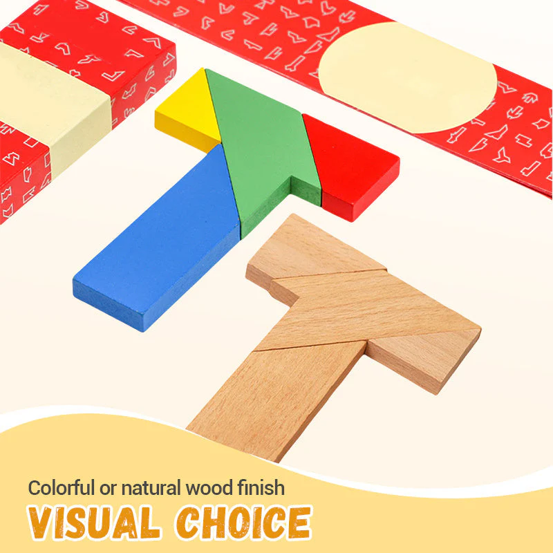 🔥T-Shaped Wooden Puzzle - Brain-Boosting Educational Toy | 44% OFF for a Limited Time + Save More When You Buy More - Image 3