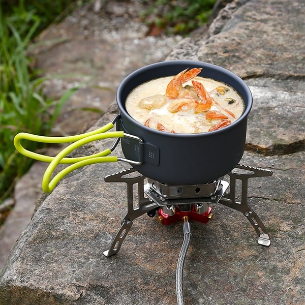 📢📢50% OFF !! ⏰Camping Gas Burner – 5800W, Piezo Ignition, Windproof 🔥 - Image 2