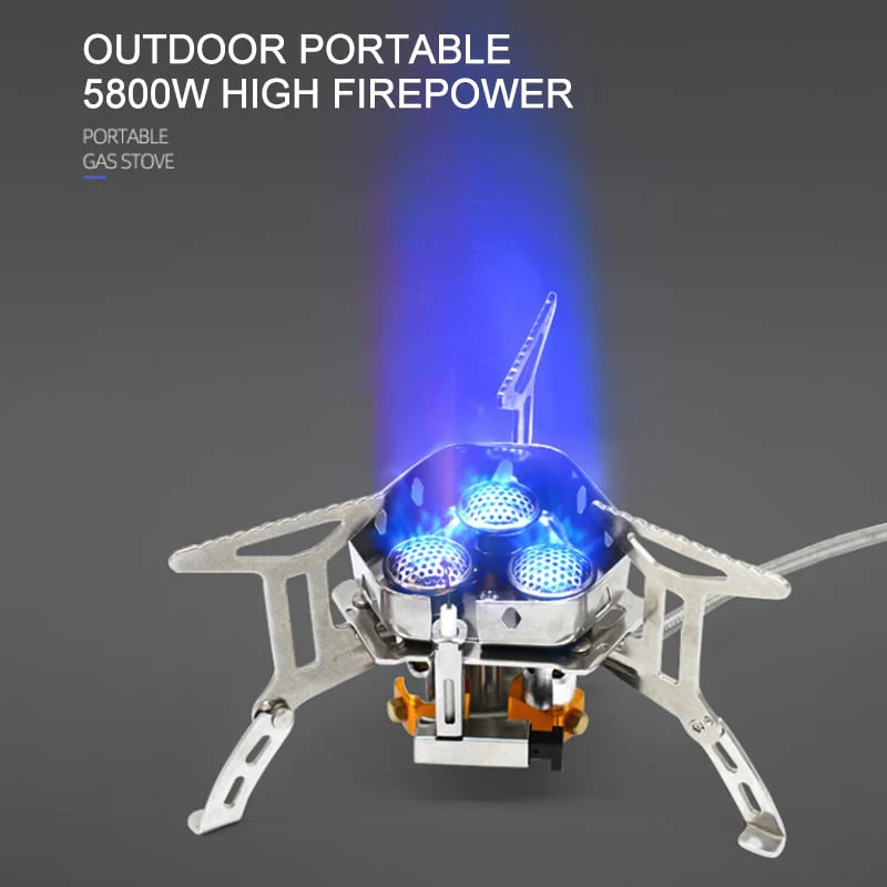 📢📢50% OFF !! ⏰Camping Gas Burner – 5800W, Piezo Ignition, Windproof 🔥 - Image 6