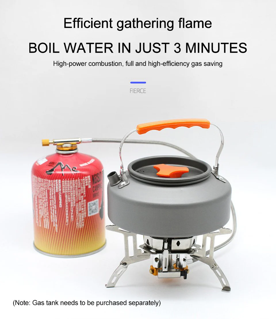 📢📢50% OFF !! ⏰Camping Gas Burner – 5800W, Piezo Ignition, Windproof 🔥 - Image 7