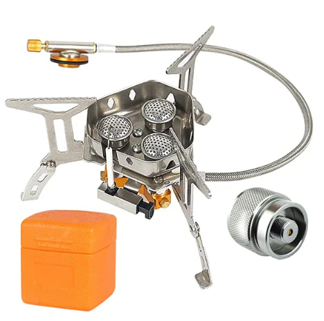 📢📢50% OFF !! ⏰Camping Gas Burner – 5800W, Piezo Ignition, Windproof 🔥 - Image 8