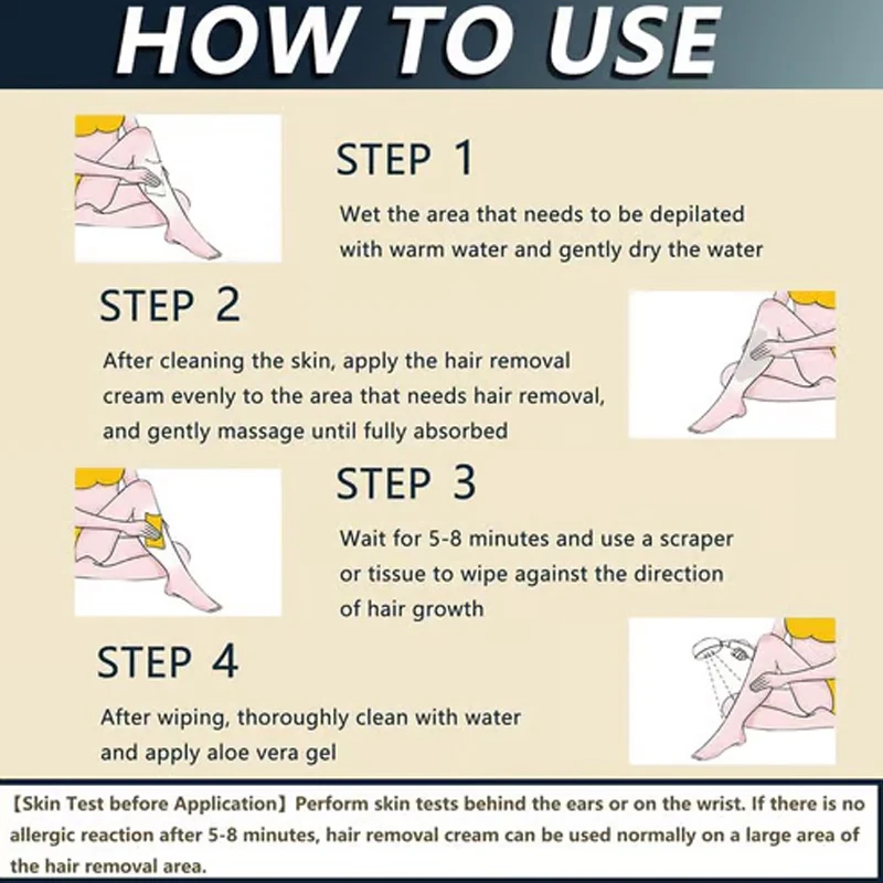🔥Painless Full Body Hair Removal Cream for Men & Women– Skin-friendly for all areas🌿 - Image 5