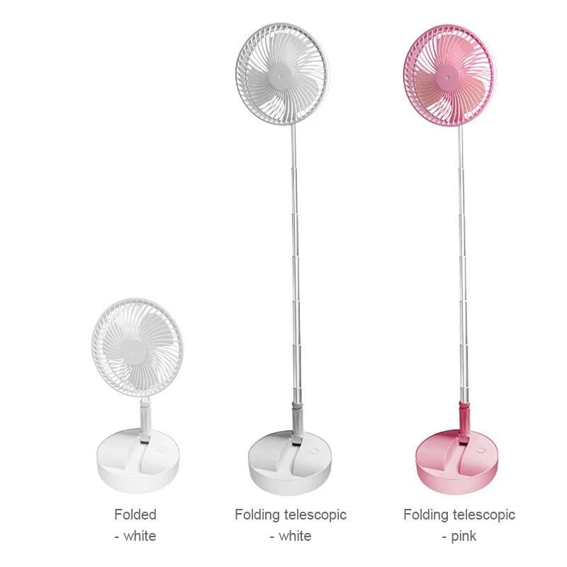 🌀 50% OFF NOW! 🔋 Telescopic Folding USB Charging Fan – Adjustable height, quiet operation & portable – perfect for desk, travel or outdoor use 💨 - Image 8