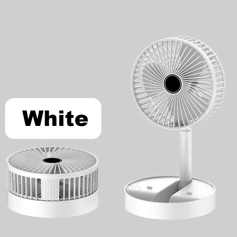 🌀 50% OFF NOW! 🔋 Telescopic Folding USB Charging Fan – Adjustable height, quiet operation & portable – perfect for desk, travel or outdoor use 💨 - Image 9