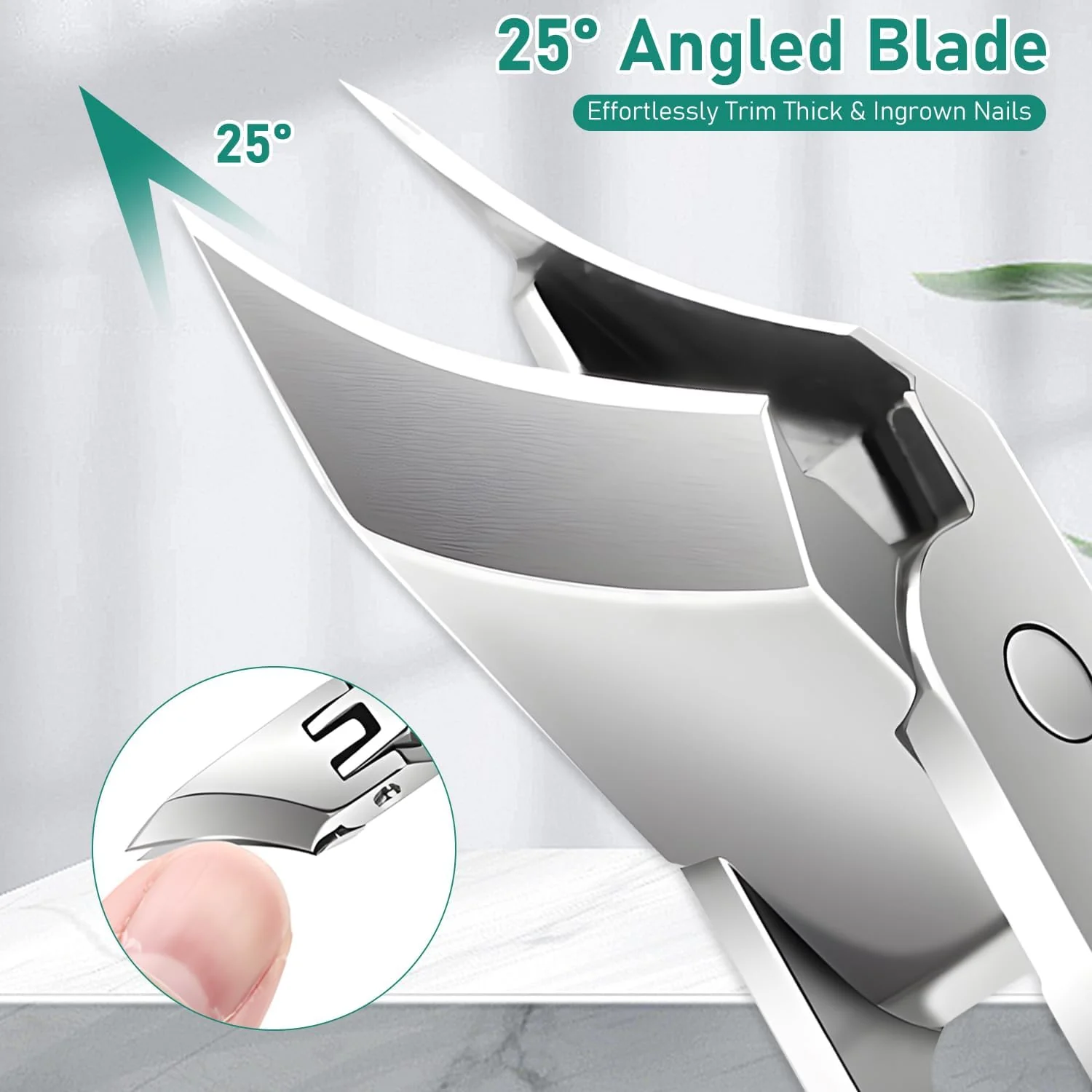 🔥Podiatrist-Recommended Nail Clippers - Ergonomic Angled Design for Toenails & Ingrowns - Limited 49% Deal - Image 2