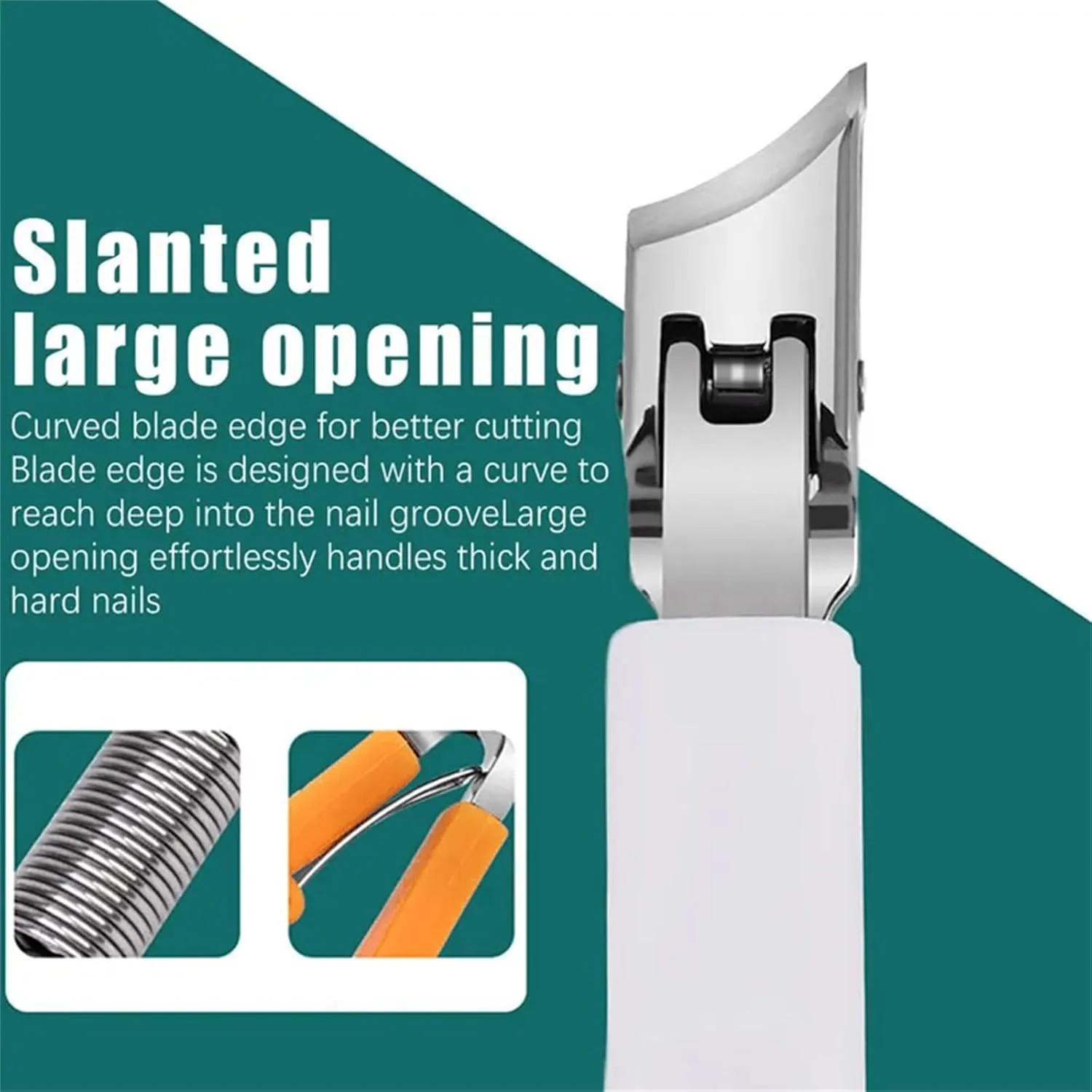 🔥Podiatrist-Recommended Nail Clippers - Ergonomic Angled Design for Toenails & Ingrowns - Limited 49% Deal - Image 3